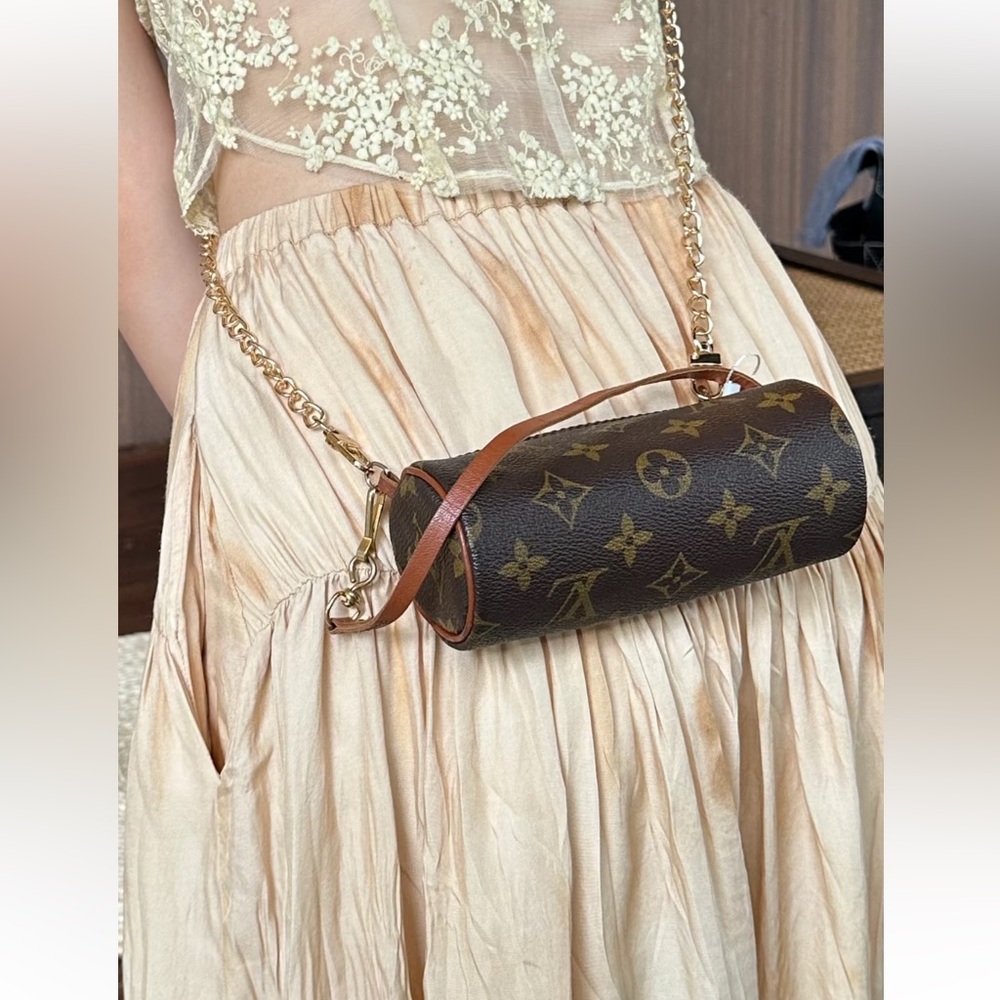 Louis Vuitton Mini Papillon Bag Monogram Canvas Leather - Picture 2 of 9